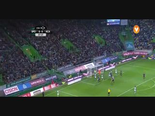 Sporting CP 3-2 Académica - Goal by Rafa (8')