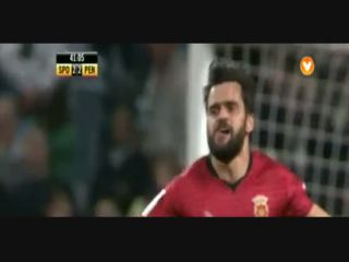 Sporting CP 3-2 Penafiel - Goal by Vítor Bruno (42')