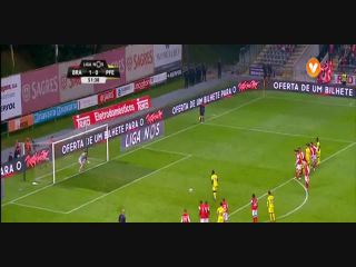 Sporting Braga 1-1 Paços de Ferreira - Golo de Pelé (52min)