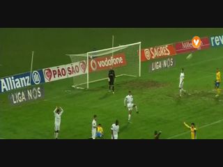 Arouca 1-0 Estoril - Golo de David Simão (20min)