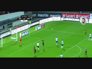 Vitória Guimarães 3-2 Chaves - Golo de Willian (80min)