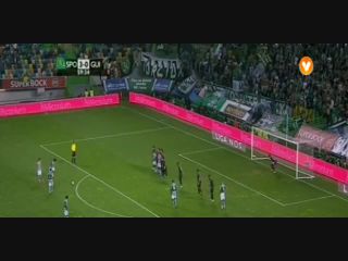 Sporting CP 5-1 Vitória Guimarães - Golo de Adrien Silva (60min)