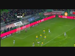 Sporting CP 5-1 Arouca - Golo de João Mário (18min)