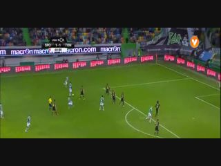 Sporting CP 2-2 Tondela - Golo de Gelson Martins (61min)