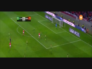 Tondela 0-4 Benfica - Golo de M. Berger (11min)