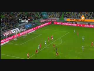 Sporting CP 3-2 Sporting Braga - Golo de F. Montero (76min)