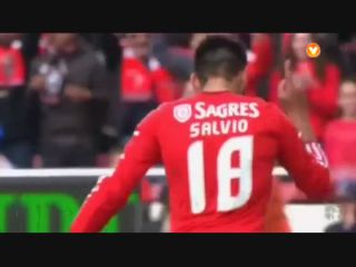 Benfica 6-0 Estoril - Golo de E. Salvio (26min)