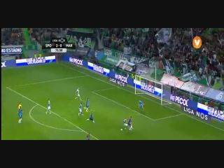 Sporting vs Marítimo - Gól de I. Slimani (76min)