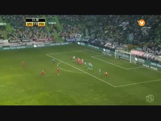 Sporting CP 3-2 Penafiel - Golo de Braga (12min)