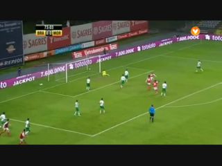 Braga 1-0 Moreirense - Gól de Pedro Santos (74min)
