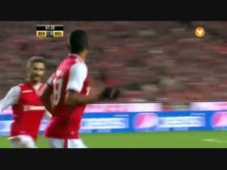 Benfica 1-2 Sporting Braga - Golo de Aderllan Santos (47min)