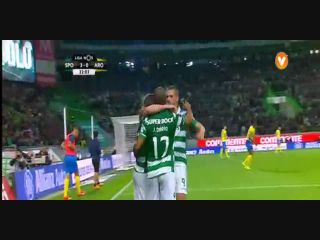 Sporting CP 5-1 Arouca - Golo de João Mário (32min)