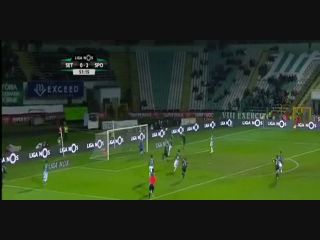 Vitória Setúbal 0-6 Sporting CP - Golo de I. Slimani (52min)
