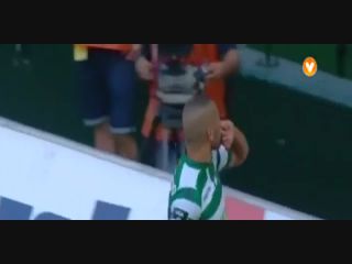 Sporting CP 4-1 Sporting Braga - Golo de I. Slimani (90+4min)