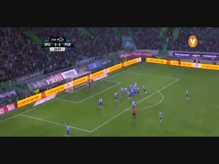 Sporting CP 2-0 Porto - Golo de I. Slimani (27min)