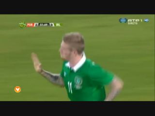 Republic of Ireland 1-5 Portugal - Golo de J. McClean (52min)