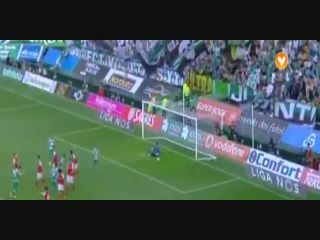 Sporting CP 4-1 Sporting Braga - Golo de Adrien Silva (74min)