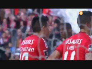 Benfica 6-0 Estoril - Gól de Luisão (16min)